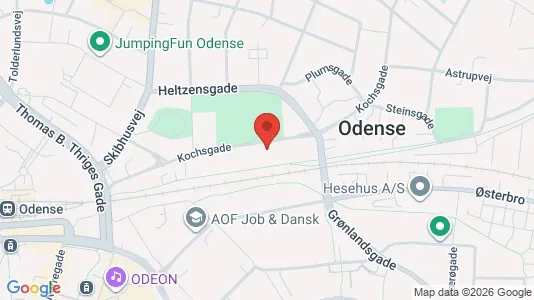Office spaces for rent i Odense C - Photo from Google Street View