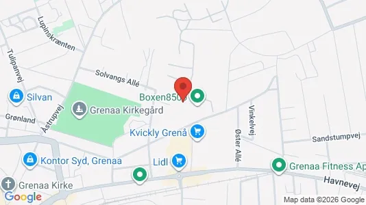 Toimistotilat Vuokrattavana i Grenaa - Kuva Google Street Viewstä