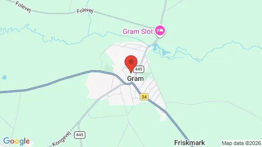 Ladenlokale zur Miete i Gram – Foto von Google Street View