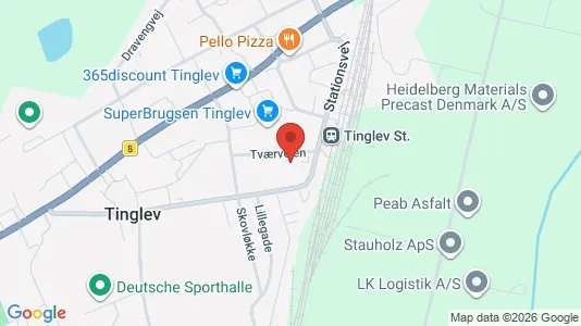 Toimistotilat Vuokrattavana i Tinglev - Kuva Google Street Viewstä