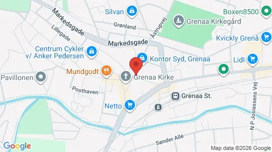 Toimistotilat Vuokrattavana i Grenaa - Kuva Google Street Viewstä