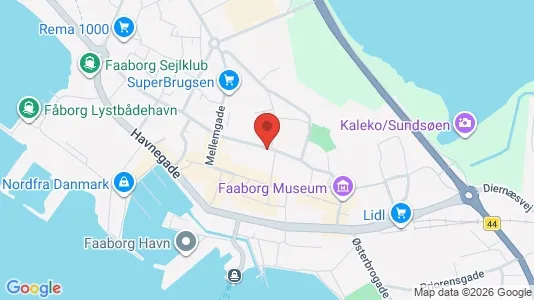Toimistotilat Vuokrattavana i Faaborg - Kuva Google Street Viewstä