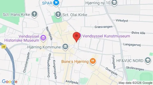 Kontorer til leie i Hjørring – Bilde fra Google Street View