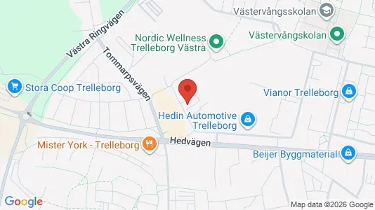 Varastot Vuokrattavana i Trelleborg - Kuva Google Street Viewstä