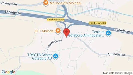 Kantorruimte te huur i Mölndal - kort over placeringen