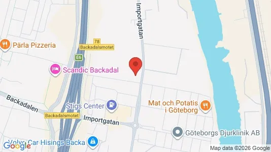 Lagerlokaler til leje i Gøteborg Ø - Foto fra Google Street View