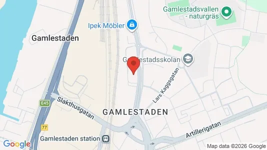 Kontorer til leie i Göteborg Ø - kort over placeringen