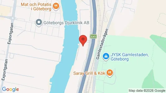 Lagerlokaler til leje i Gøteborg Ø - Foto fra Google Street View