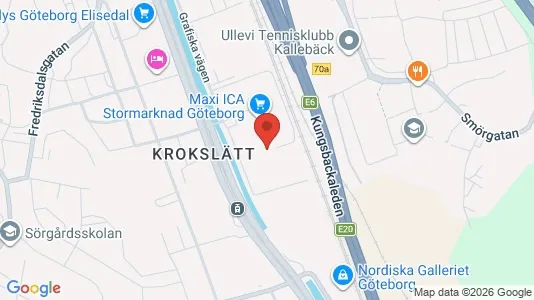 Kontorslokaler för uthyrning i Johanneberg - kort over placeringen