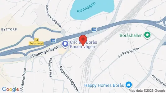 Lagerlokaler för uthyrning i Borås – Foto från Google Street View