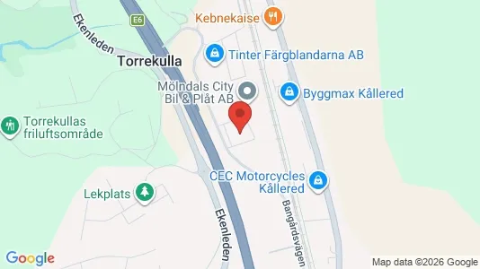 Lagerlokaler til leje i Mölndal - Foto fra Google Street View