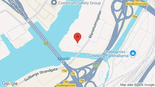 Lager til leie i Göteborg Ø – Bilde fra Google Street View