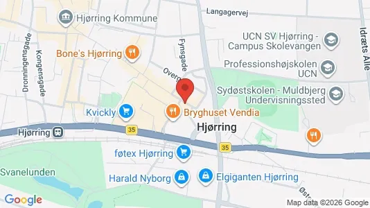 Liikekiinteistöt Myynnissä i Hjørring - Kuva Google Street Viewstä