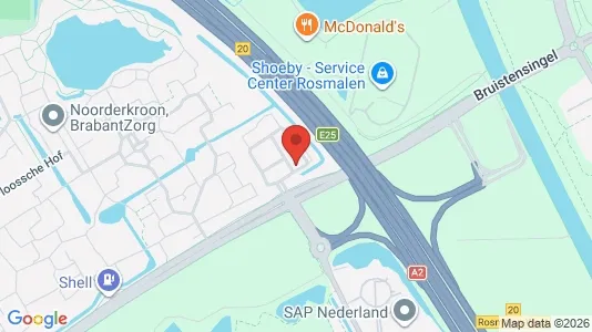 Office spaces for rent i Den Bosch - kort over placeringen