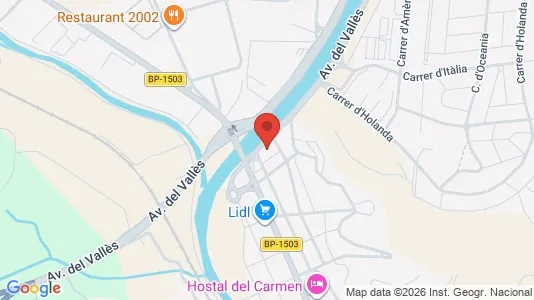 Kontorer til leie i Terrassa - kort over placeringen