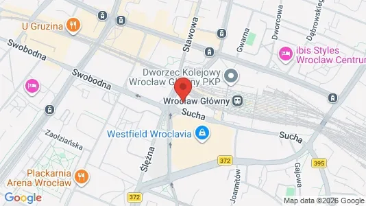Espacios de oficina En alquiler i Wrocław - Foto de Google Street View