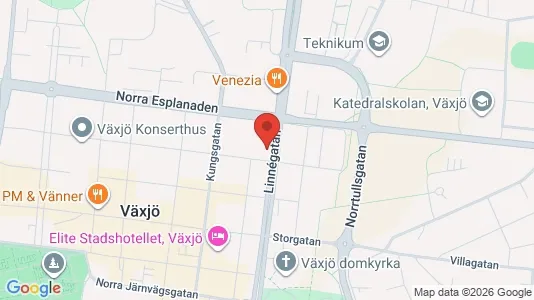 Varastot Vuokrattavana i Växjö - Kuva Google Street Viewstä