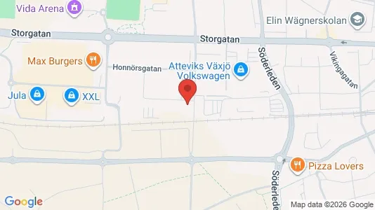 Kontorlokaler til leje i Växjö - Foto fra Google Street View
