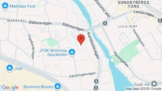 Kontorslokaler för uthyrning i Västerort - kort over placeringen