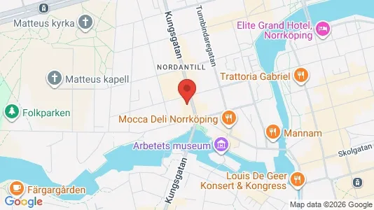 Kontorlokaler til leje i Norrköping - Foto fra Google Street View