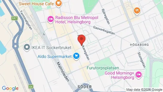 Kontorer til leie i Helsingborg – Bilde fra Google Street View