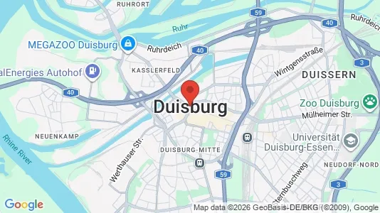 Werkstätte zur Miete i Duisburg – Foto von Google Street View