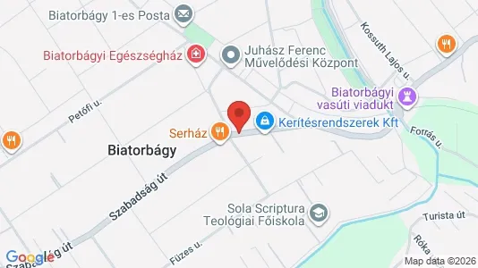 Lager til leie i Budaörsi – Bilde fra Google Street View