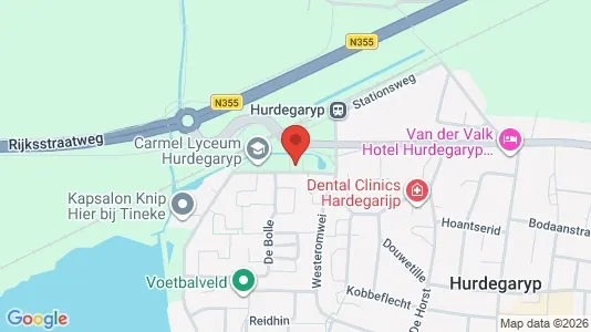 Büros zur Miete i Tytsjerksteradiel - kort over placeringen