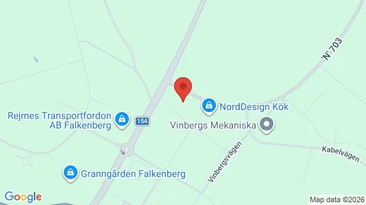 Liikekiinteistöt Vuokrattavana i Falkenberg - Kuva Google Street Viewstä
