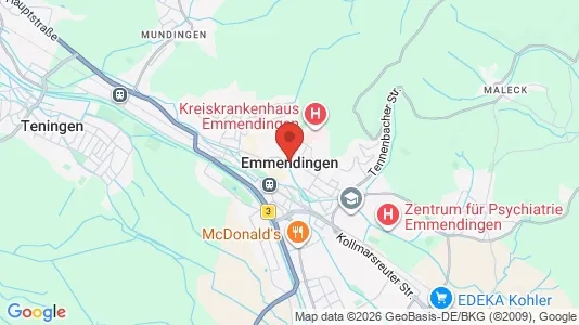 Kantorruimte te huur i Emmendingen - Foto uit Google Street View
