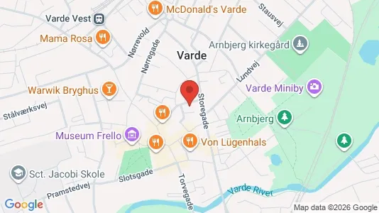 Toimistotilat Vuokrattavana i Varde - Kuva Google Street Viewstä