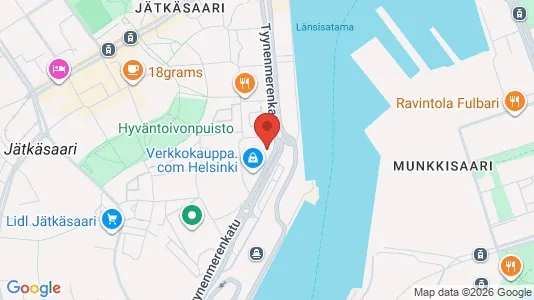 Büros zur Miete i Helsinki Eteläinen - kort over placeringen