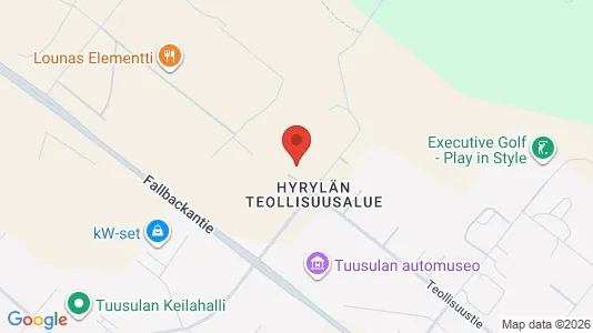 Verkstedhaller til leie i Tuusula – Bilde fra Google Street View