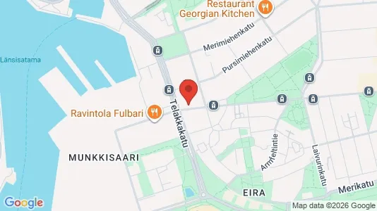 Office spaces for rent i Helsinki Eteläinen - kort over placeringen