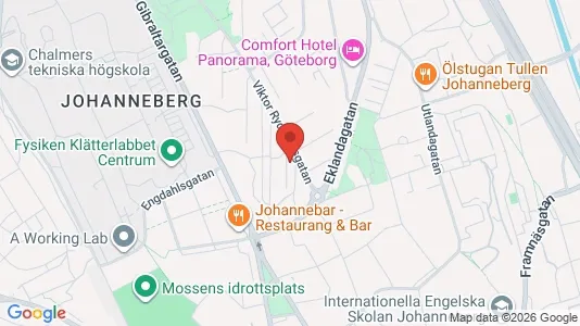 Kontorer til leie i Johanneberg - kort over placeringen