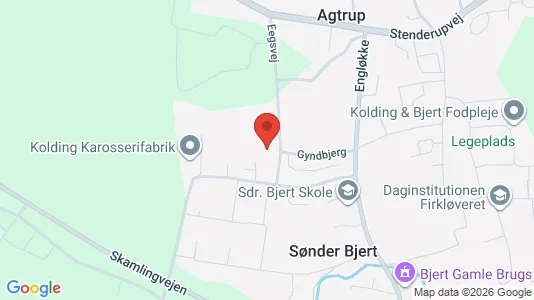 Toimistotilat Vuokrattavana i Bjert - Kuva Google Street Viewstä