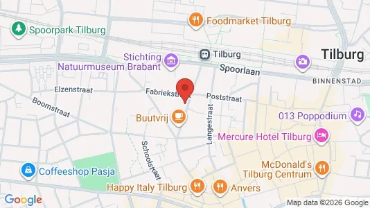 Espacios de oficina En alquiler i Tilburg - kort over placeringen