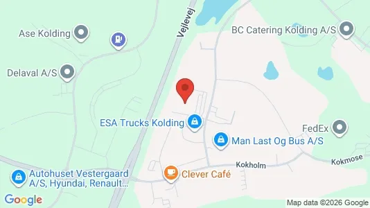 Varastot Vuokrattavana i Kolding - Kuva Google Street Viewstä