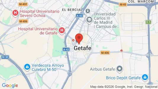 Varastot Vuokrattavana i Getafe - Kuva Google Street Viewstä