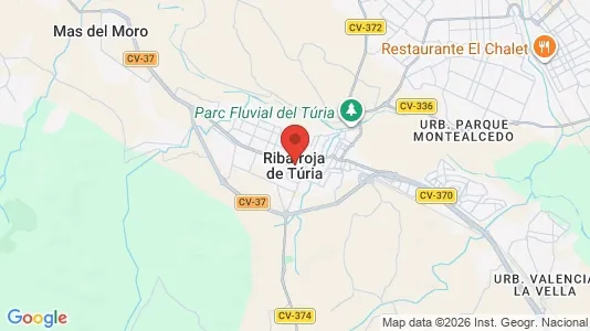 Varastot Vuokrattavana i Riba-roja de Túria - Kuva Google Street Viewstä