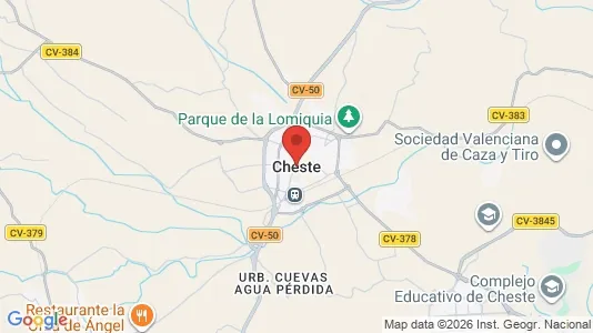 Varastot Vuokrattavana i Cheste - Kuva Google Street Viewstä
