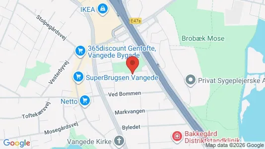Varastot Vuokrattavana i Gentofte - Kuva Google Street Viewstä