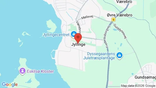 Kaupat Vuokrattavana i Jyllinge - Kuva Google Street Viewstä