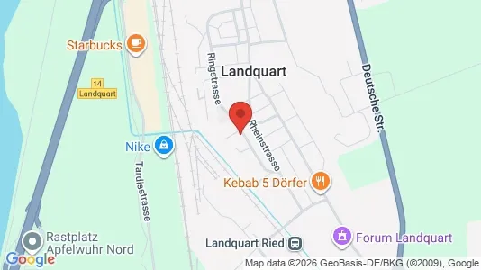 Liikekiinteistöt Vuokrattavana i Landquart - Kuva Google Street Viewstä