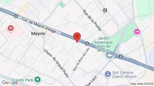 Lokaler til leie i Meyrin - kort over placeringen