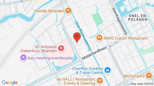 Büros zur Miete i Woerden – Foto von Google Street View
