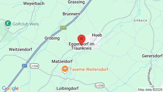 Office spaces for rent i Eggendorf im Traunkreis - kort over placeringen