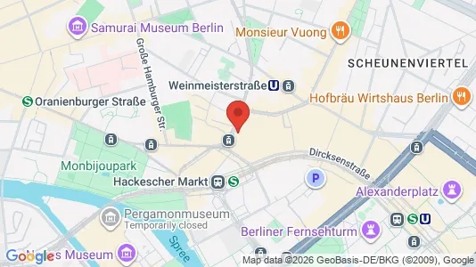 Coworking spaces zur Miete i Berlin Mitte – Foto von Google Street View