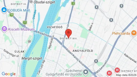 Büros zur Miete i Budapest XIII. kerület - kort over placeringen