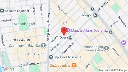 Lokaler til leje i Budapest Terézváros - Foto fra Google Street View